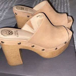 Vince Camuto Retro Suede Clogs